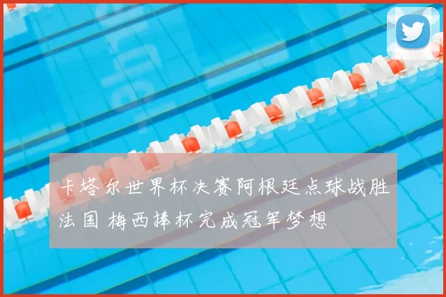 卡塔尔世界杯决赛阿根廷点球战胜法国 梅西捧杯完成冠军梦想