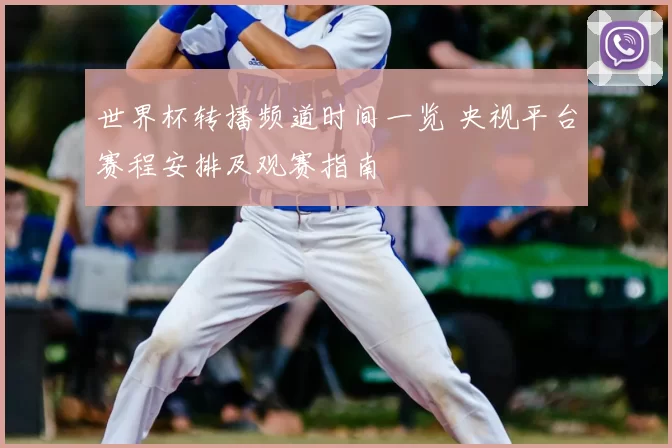 世界杯转播频道时间一览 央视平台赛程安排及观赛指南